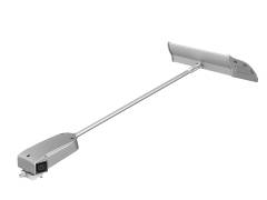 NOVI 70 Power LED Displayleuchte 70W, 4000K, IEC-Anschluss, Alu silber-grau