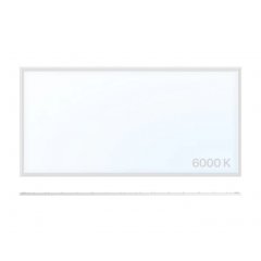 LED Panel 60x120cm, 60W, 6000K kaltwei�, 6000lm kein Flimmern, mit Trafo