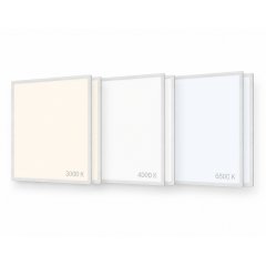 2er Set LED Panel BackLit 620x620x28mm 40W 3000K/4000K/6500K 4000lm