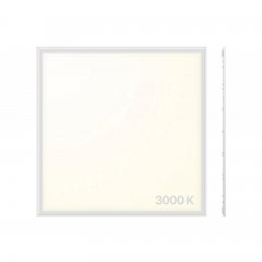 LED Panel B�ro 620x620 \(CRI90\) 32W UGR<19 PMMA mit Trafo, 3000K warmwei�