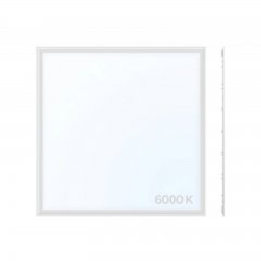 LED Panel B�ro 620x620 \(CRI90\) 32W UGR<19 PMMA mit Trafo, 6000K kaltwei�