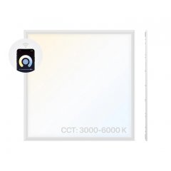 LED Panel 62x62 CRI90 CCT: 3000-6000K 3600lm kein Flimmern dimmbar �ber App WLAN mit Trafo