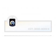 LED Panel 30x120 CRI90 CCT: 3000-6000K 3600lm dimmbar �ber App WLAN \(SmartLife-App\) mit Trafo