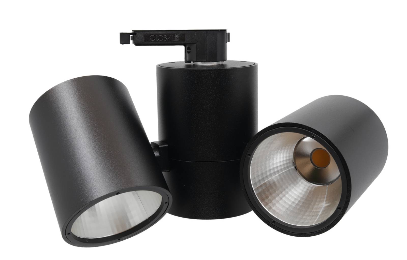 LED 3-Phasen-Schienenstrahler Doppelkopf SPOTLIGHT TWIST, 2x3000lm 48W, 4000K schwarz