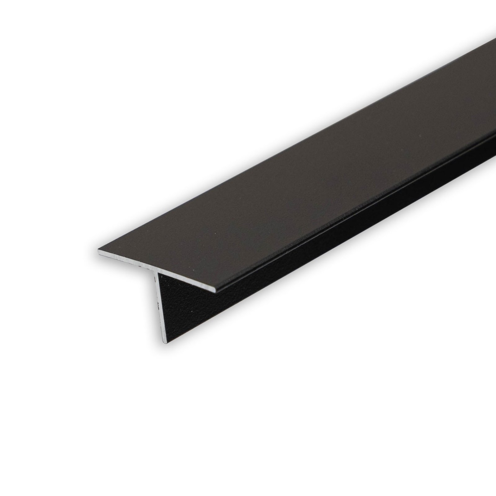 LED Alu-Trockenbauprofil, T-Profil 12,schwarz 9005 , 2m L�nge