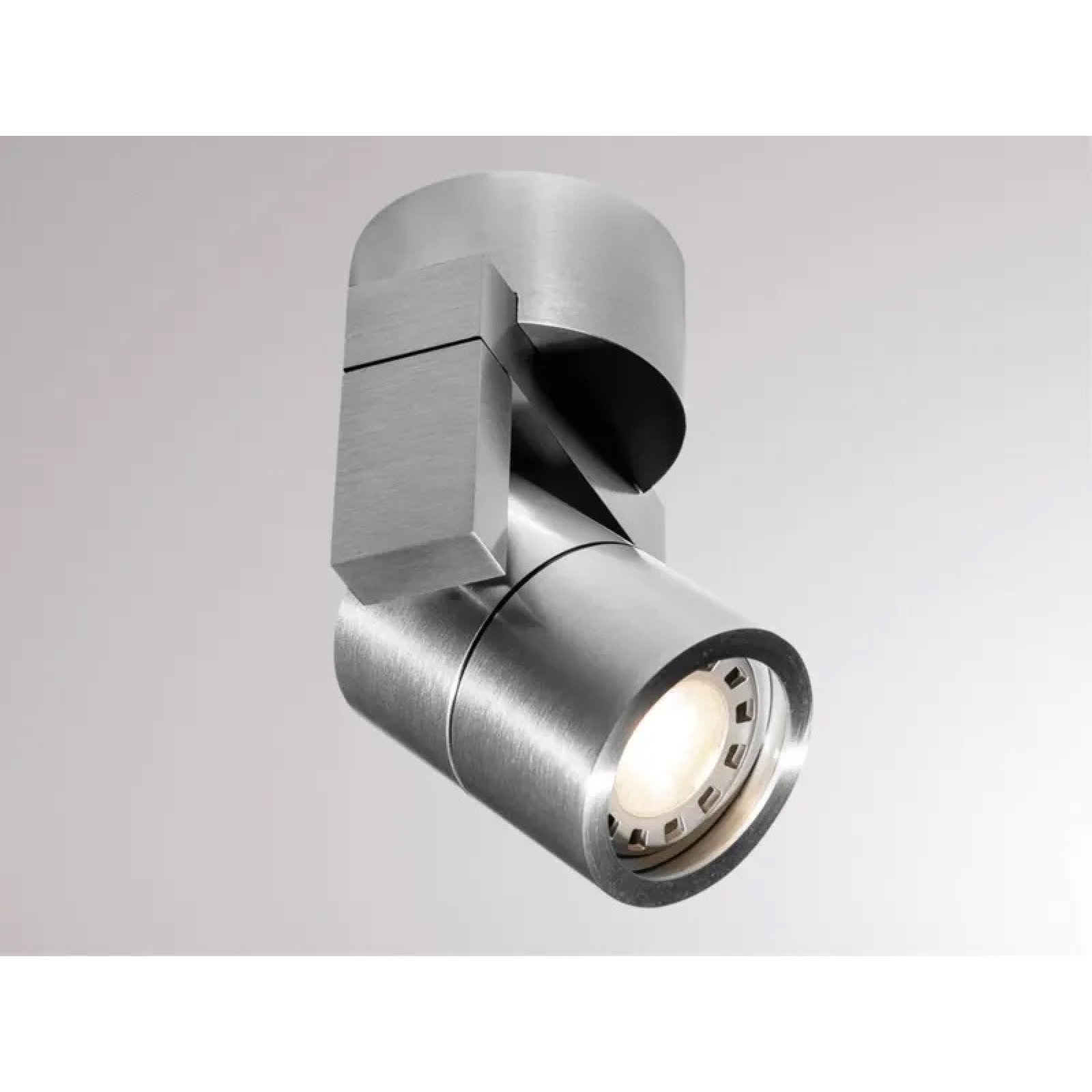 LED Au�en-Deckenstrahler Alu silber, TURN 2 SD schwenkbar, GU10