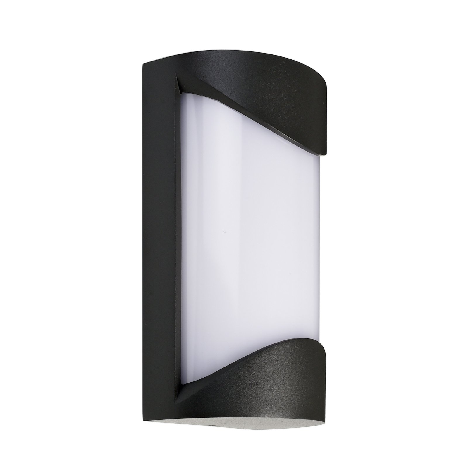 LED Au�enwandleuchte Grumium Round I, 10W, 3000K, grau, 325lm, IP54