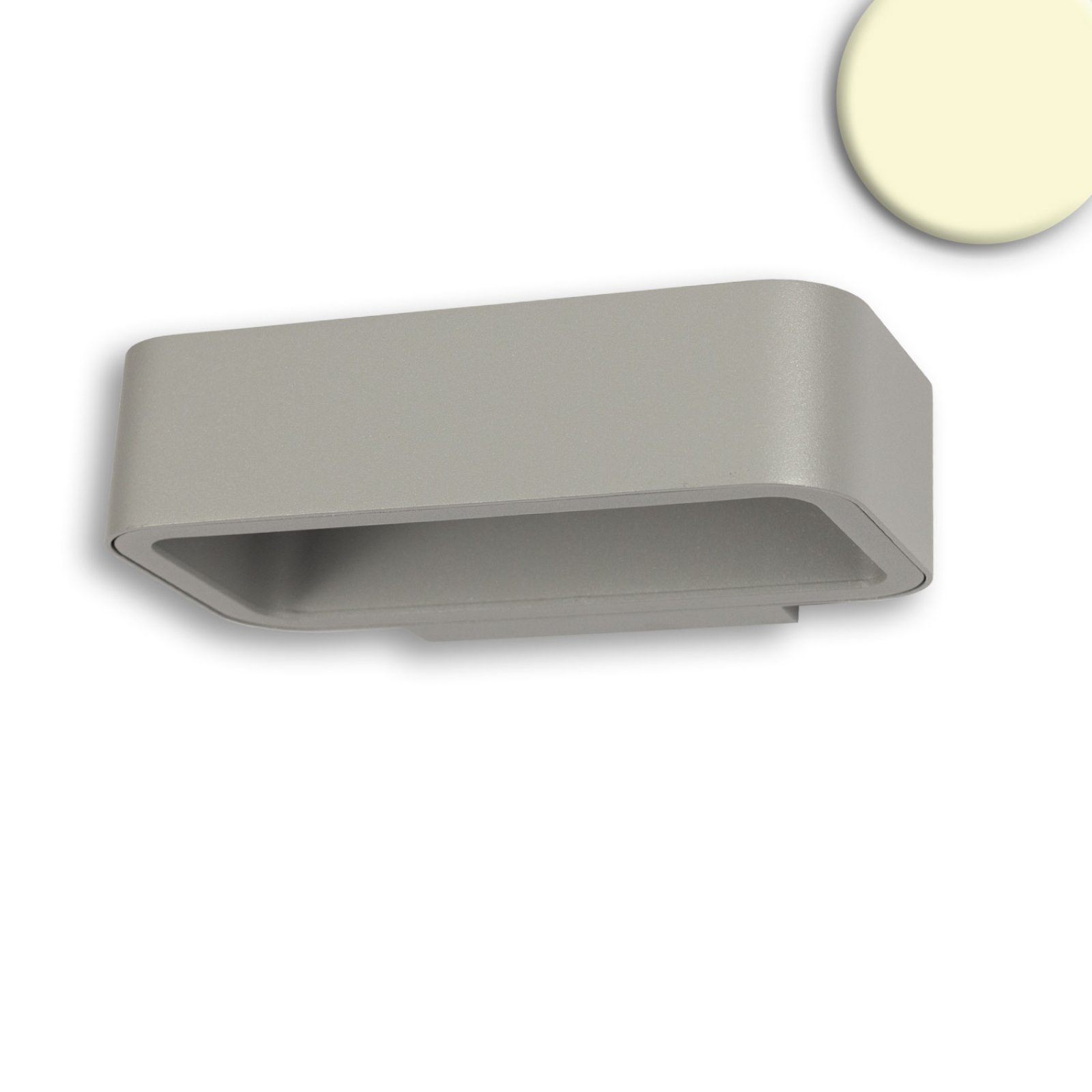 LED Au�enwandleuchte Up&Down 1x7W CREE, IP54, silbergrau, warmwei� von Isoled