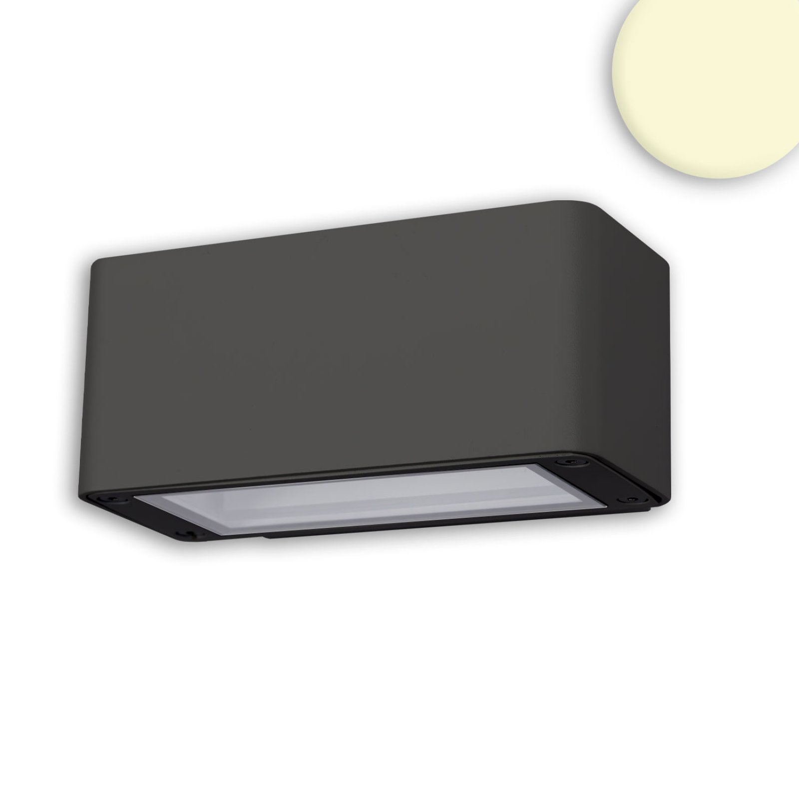 LED Au�enwandleuchte Up&Down 4x3W CREE, IP54, anthrazit, warmwei� von Isoled