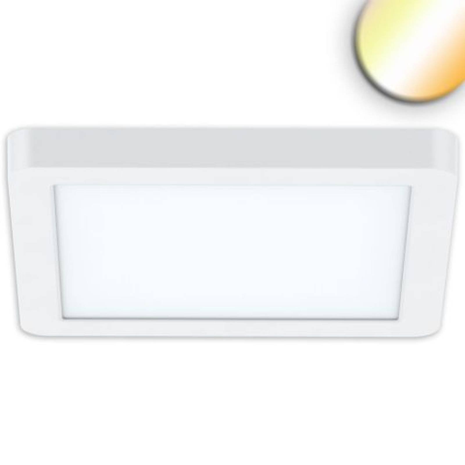 LED Aufbau/Einbauleuchte Flex Pro 300x300 eckig, Loch-� 120-260mm, 22W, wei�, 2640lm, 3000/3500/4000K