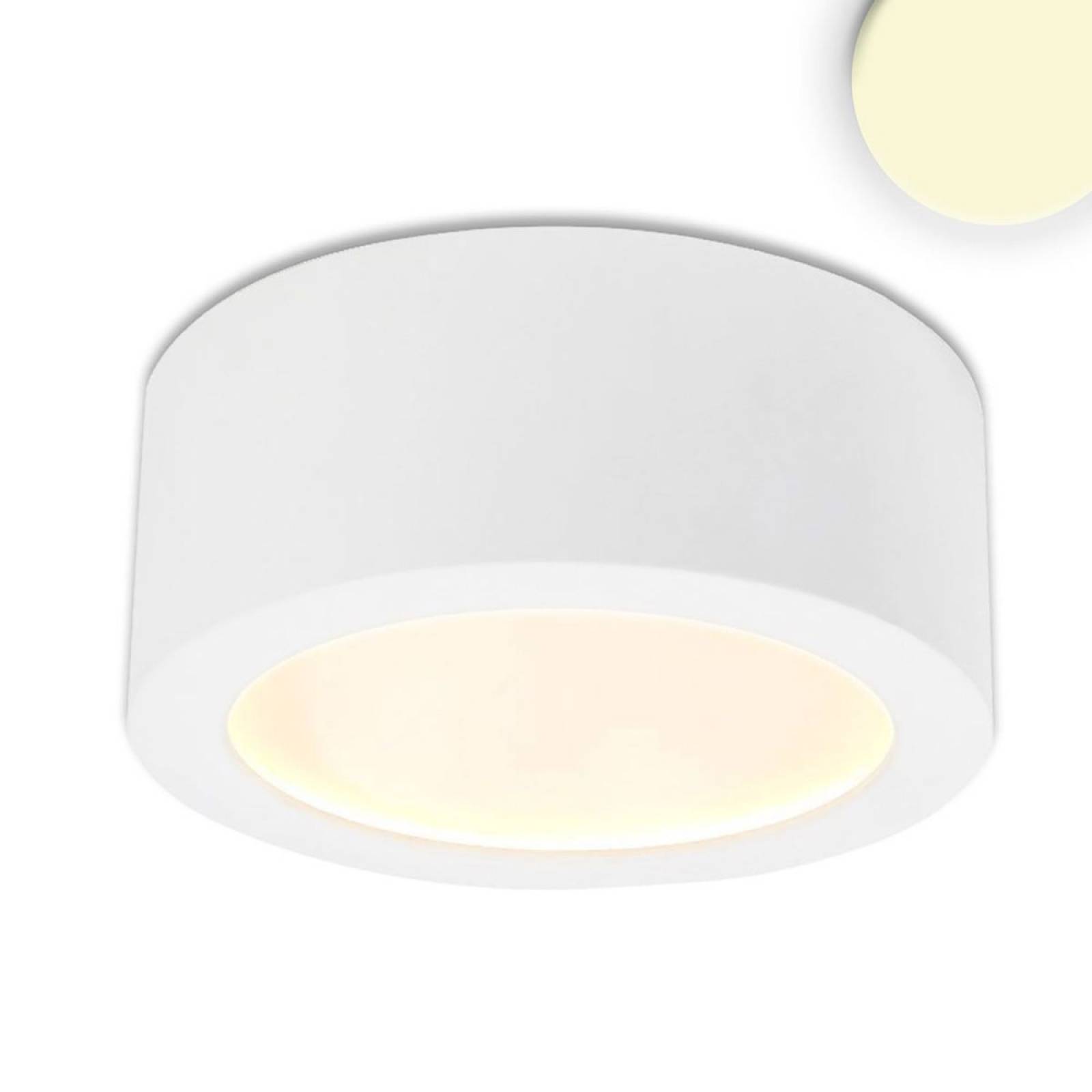 LED Aufbauleuchte rund LUNA 8W, wei�, indirekt, warmwei�, 2700K, A, CRI:80, 300lm