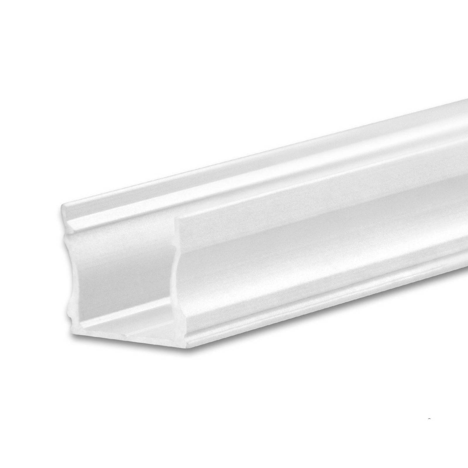 LED Aufbauprofil PURE12 S Aluminium wei� RAL9010, 200cm