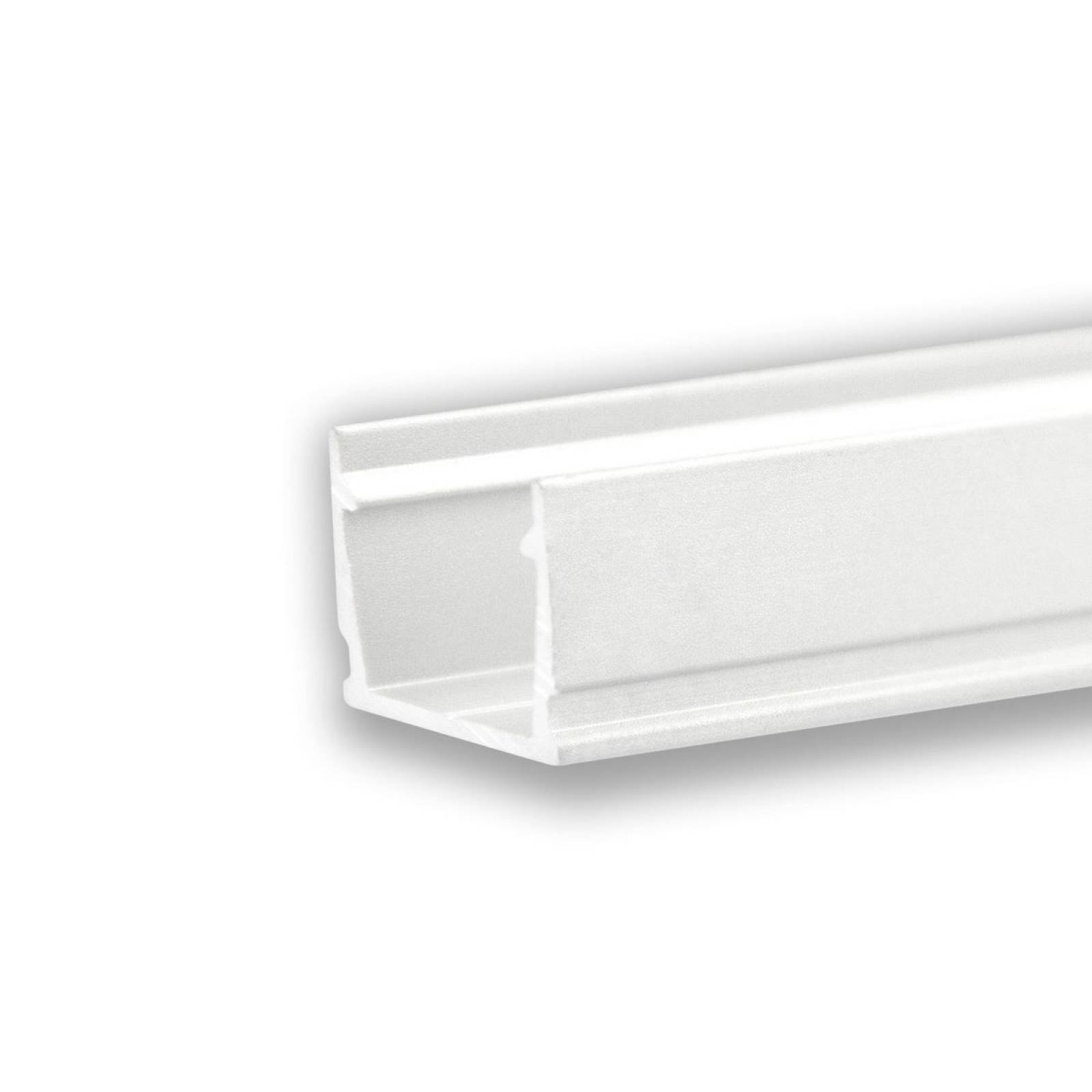 LED Aufbauprofil SURF10 Aluminium wei� RAL 9010, 200cm