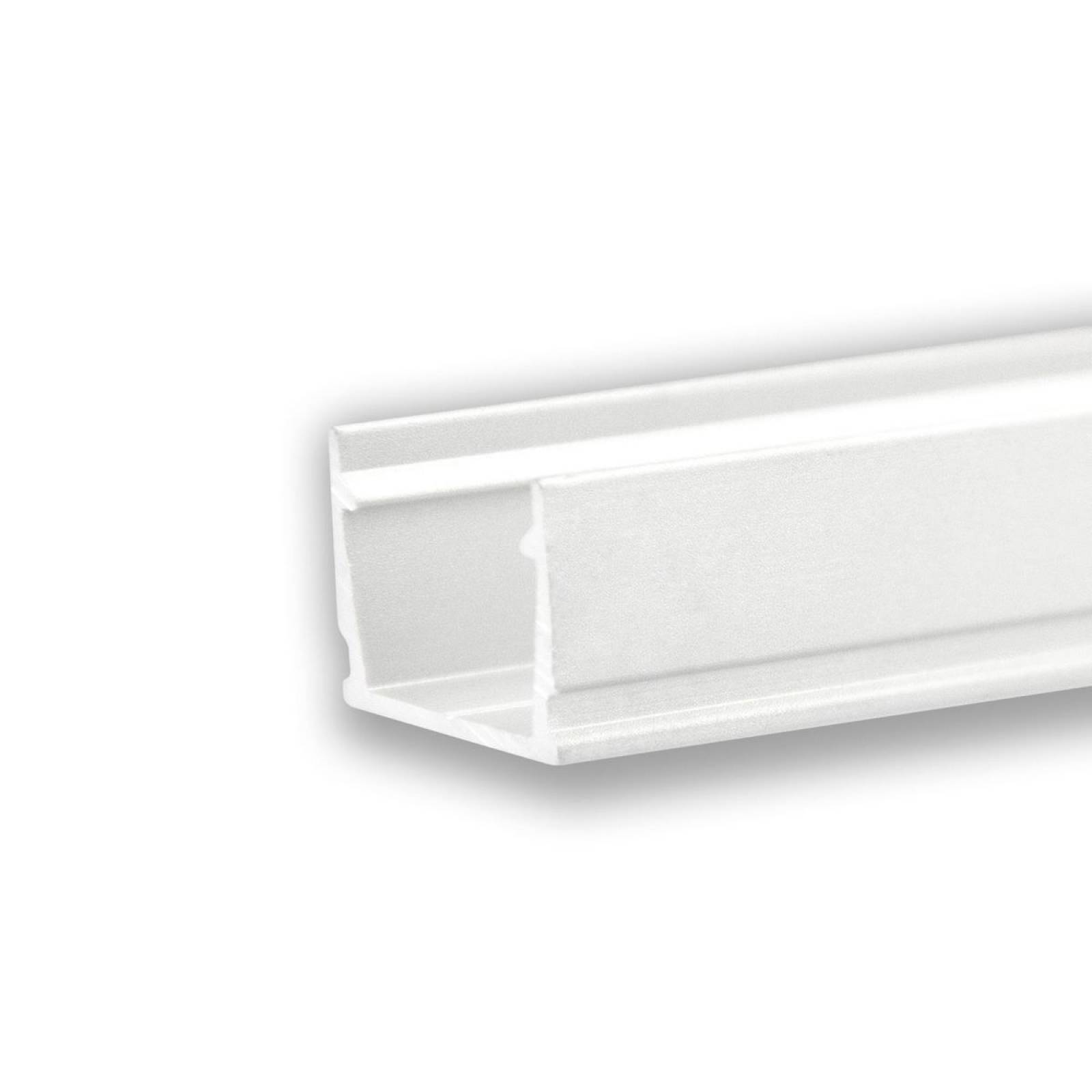 LED Aufbauprofil SURF10 Aluminium wei� RAL 9010, 300cm