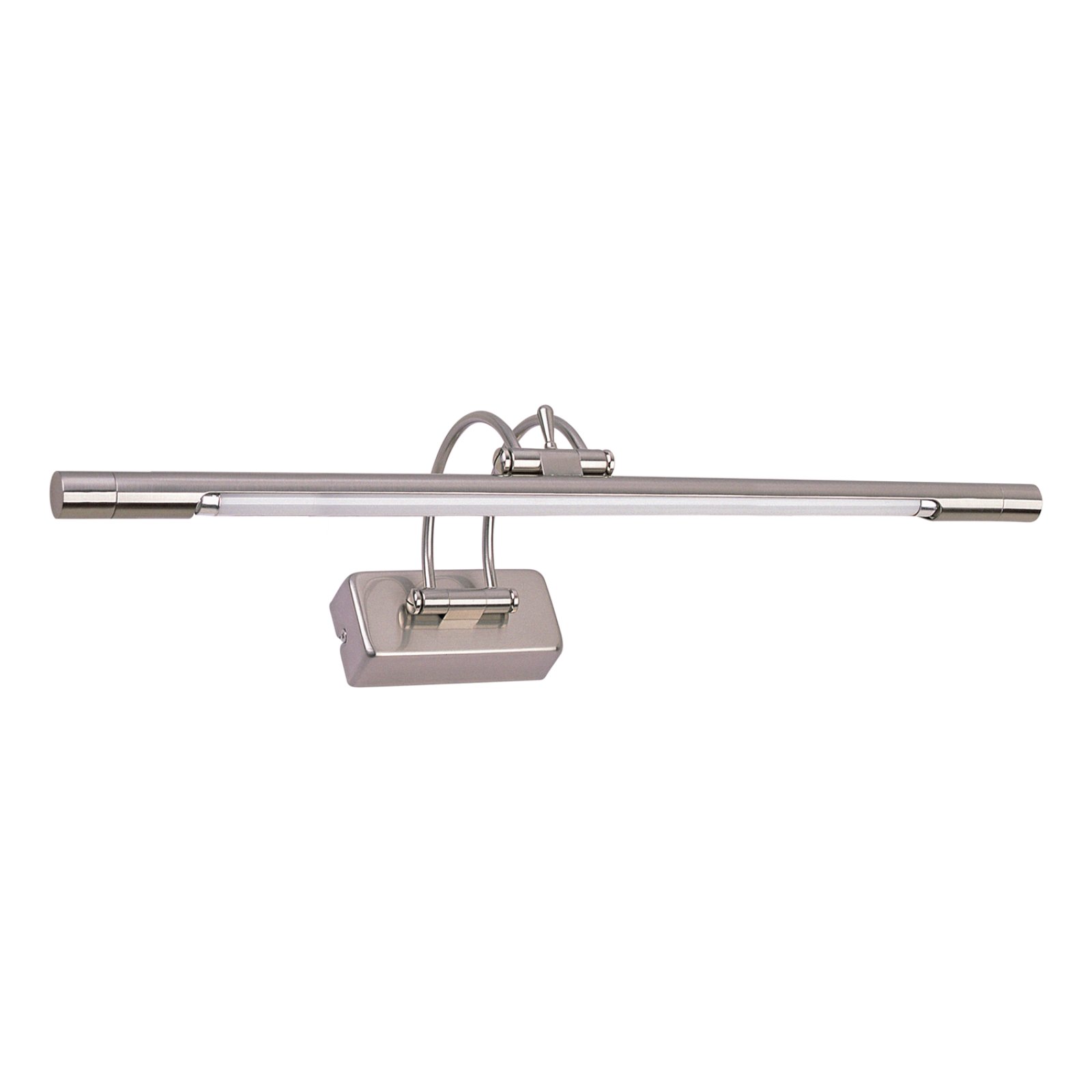 LED Bilderleuchte kippbar 45�, 8W, 3000K warmwei�, nickel-matt