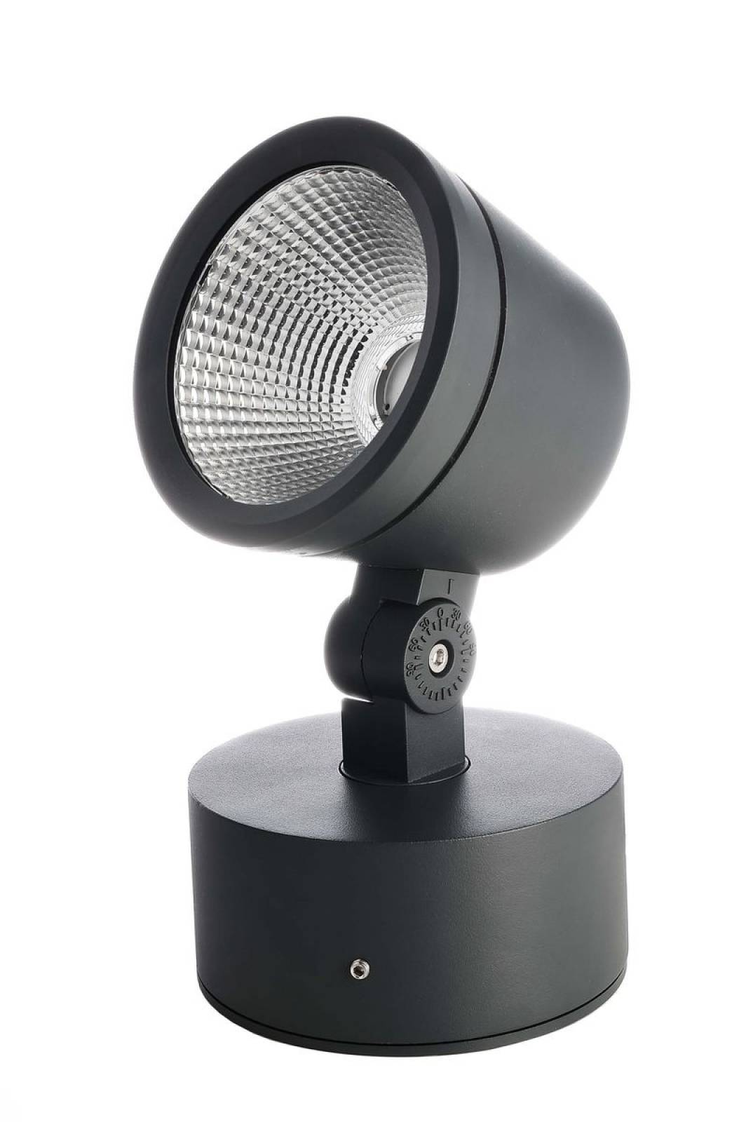 LED Boden-/ Wand-/Deckenleuchte Alu schwarz, Colt 15W COB, IP65, 3000K, 180� dreh-/schwenkbar