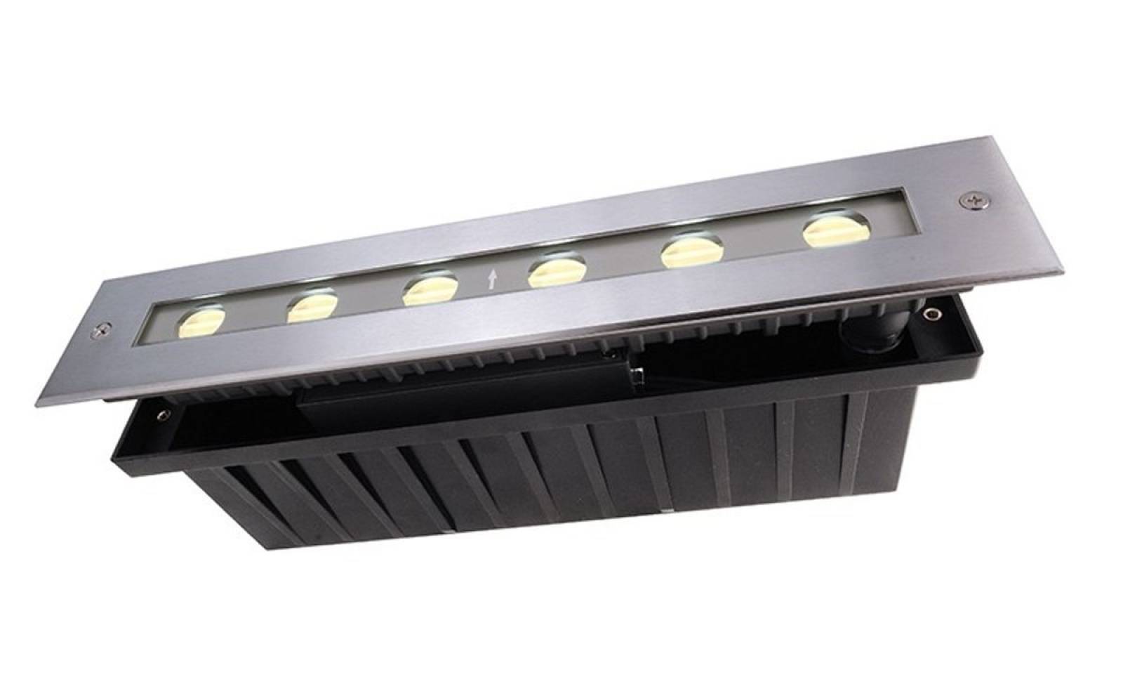 LED Bodeneinbauleuchte Line II WW, asymmetrisch, LED warmwei�, 220-240V, 10W