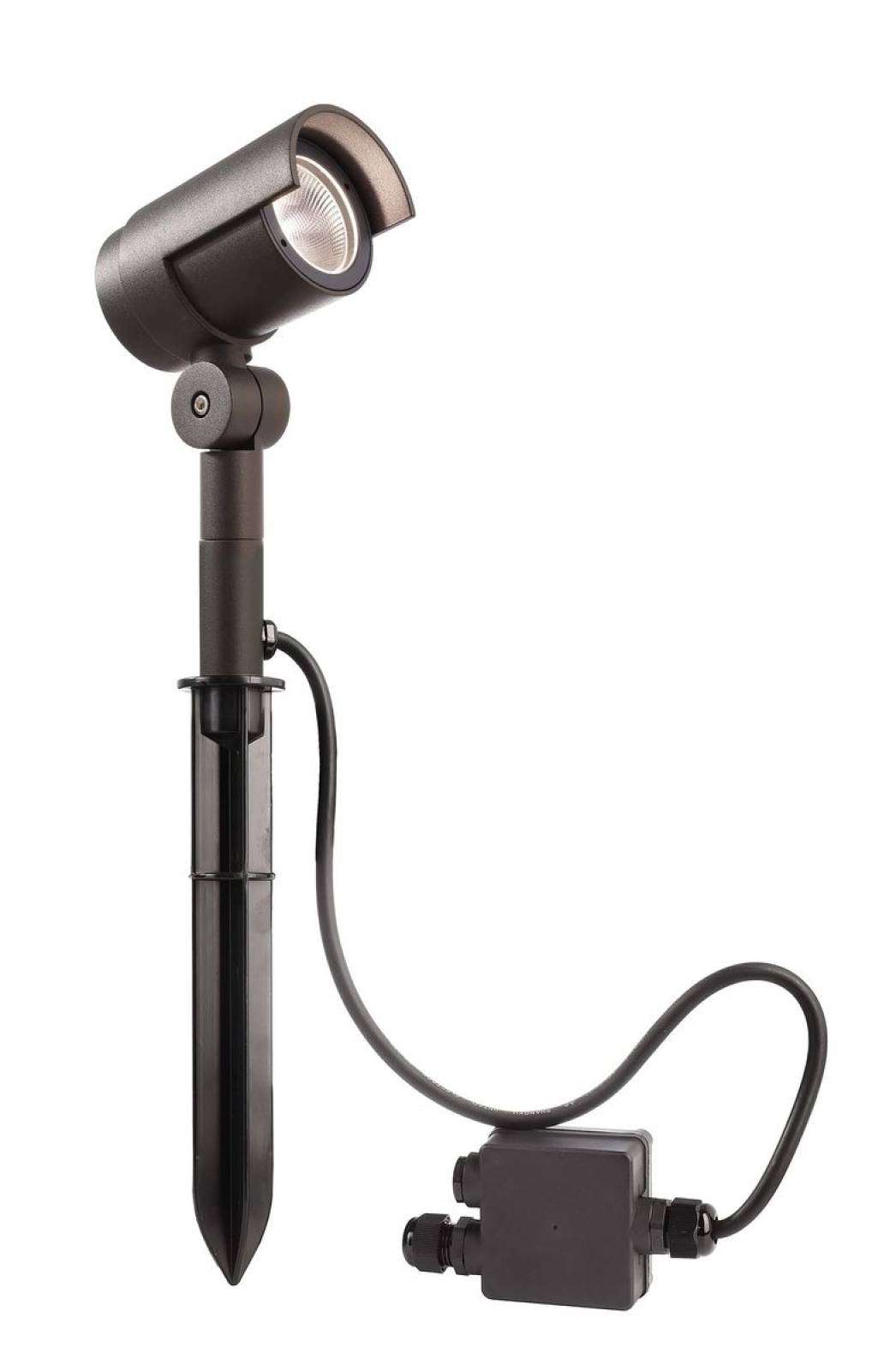 LED Bodeneinbauleuchte, Warmwei�, Keid II dunkelgrau, 3000K, 1350lm, A, 21,5W, inkl. Erdspie�, IP65