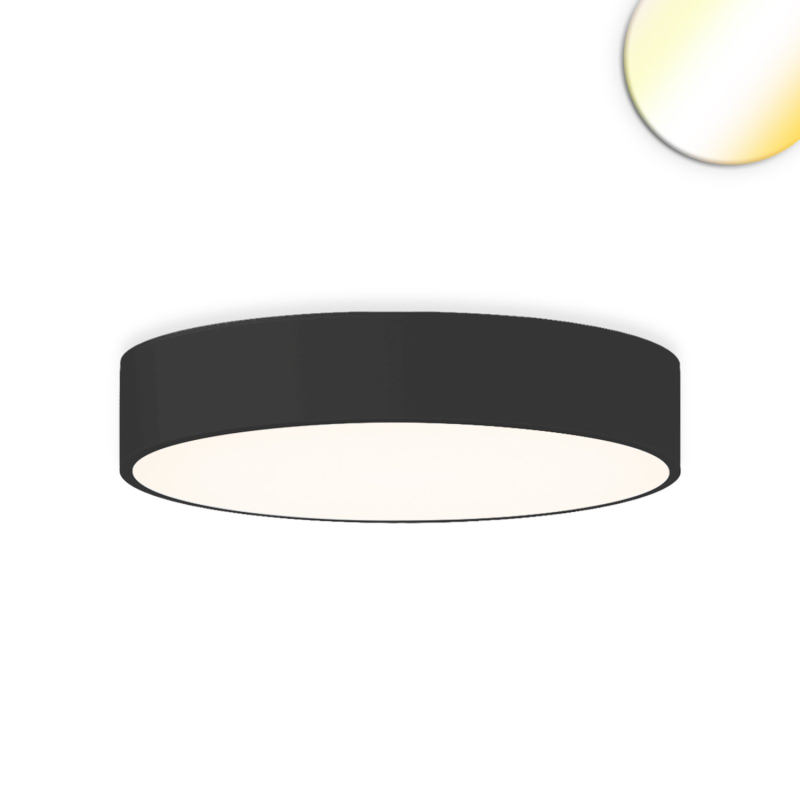 LED B�ro-/Deckenleuchte UGR<19,  40W/50W, ?600, ColorSwitch 2700/3000/4000K, dimmbar