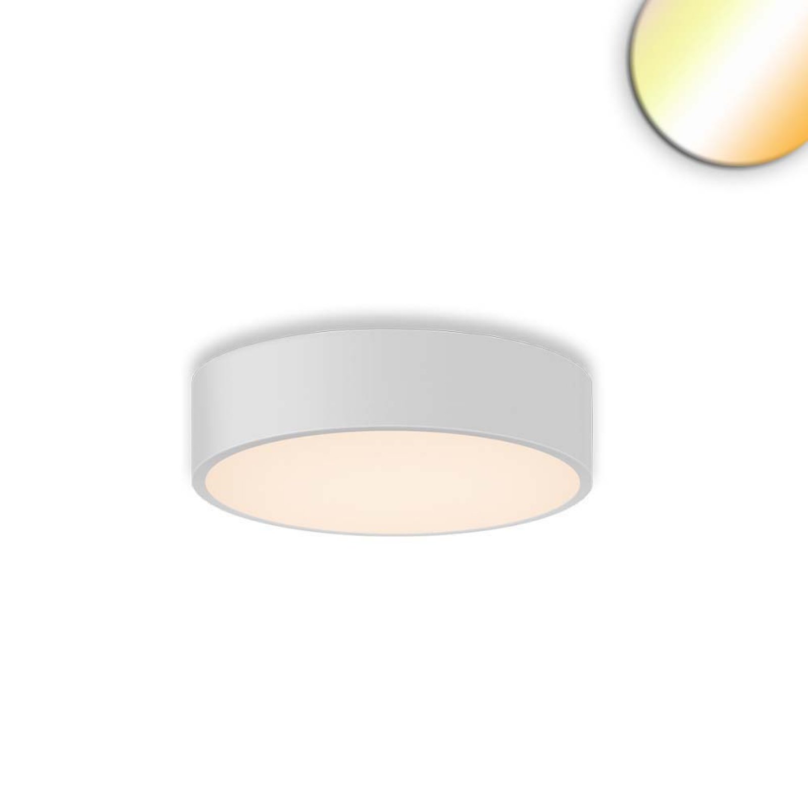 LED B�ro-/Deckenleuchte UGR<19, wei�, 30W, ?400, ColorSwitch 2700/3000/4000K, DALI dimmbar