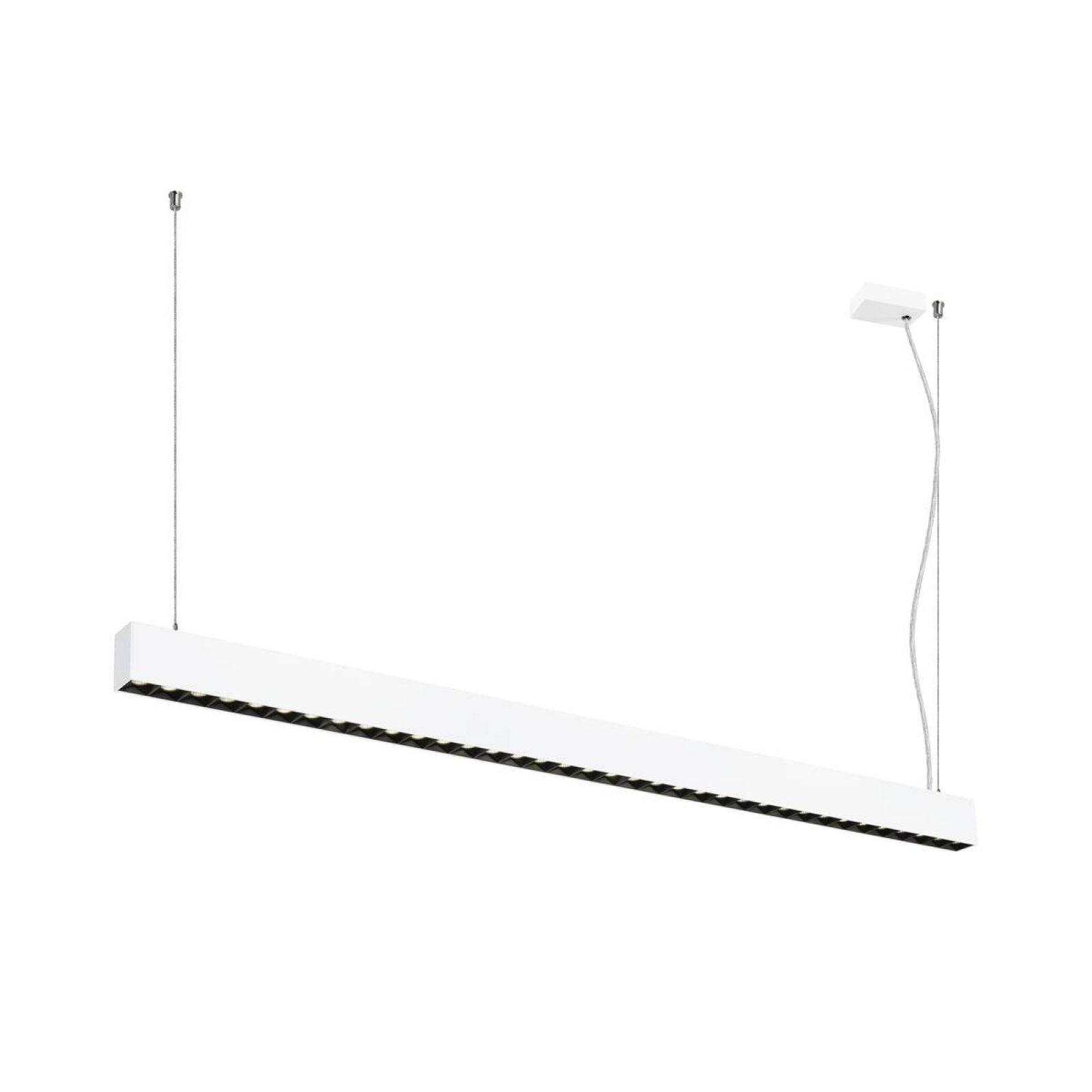 LED B�ro Pendelleuchte 150cm GLENOS PRO direkt-indirekt CRI90, wei�, 3000K