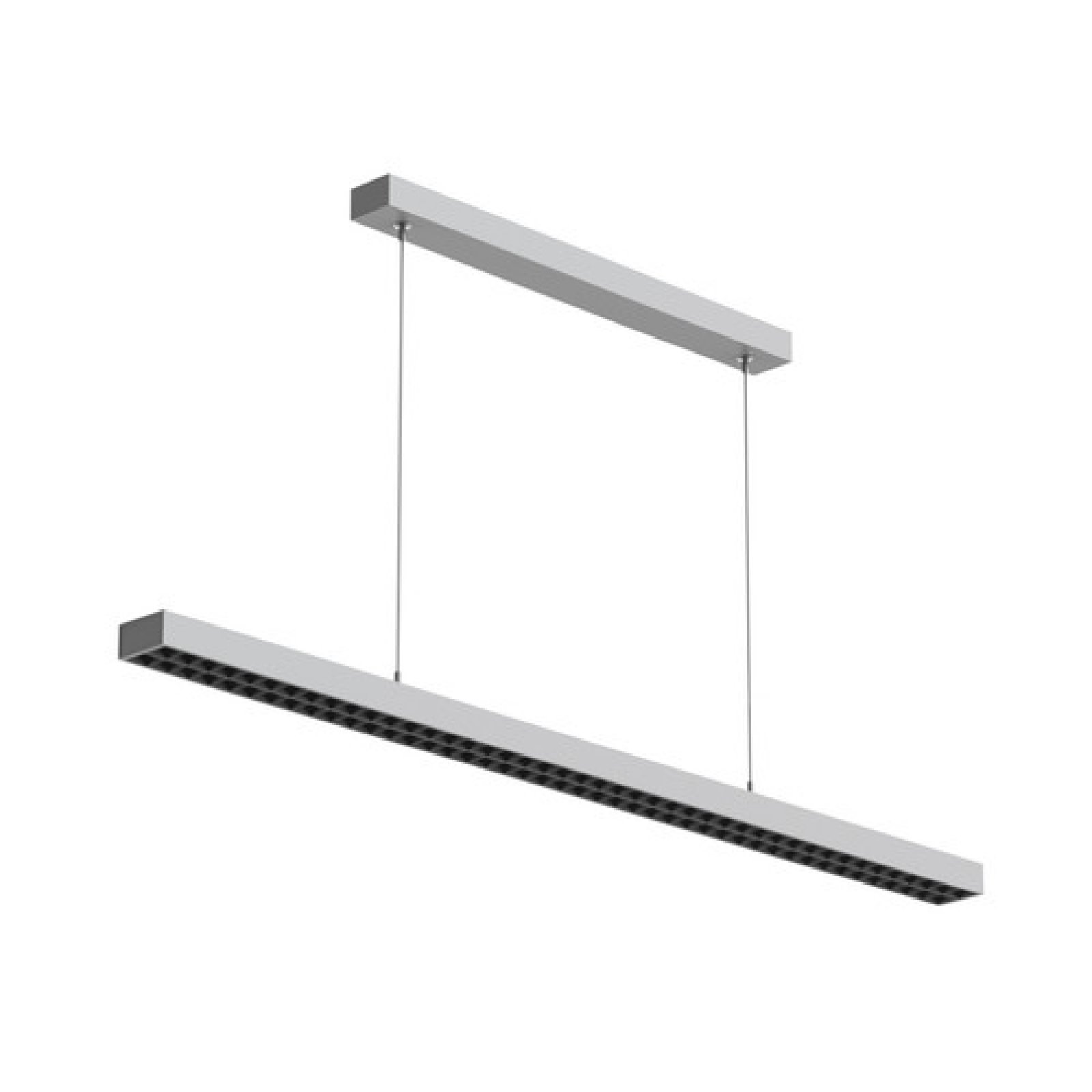 LED B�ro Pendelleuchte Office Three Up & Down UGR<6, CRI95, 56W DALI, hellgrau