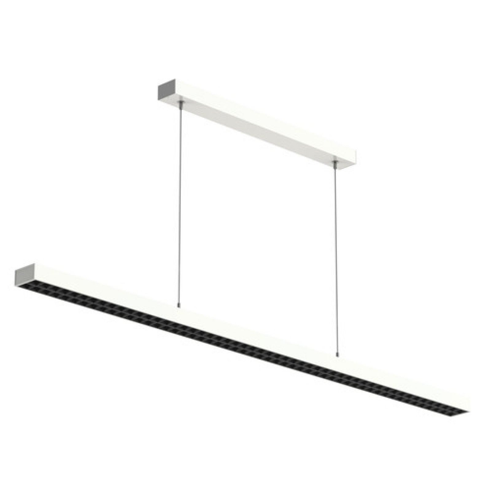 LED B�ro Pendelleuchte Office Three Up & Down UGR<6, CRI95, 77W DALI, wei�