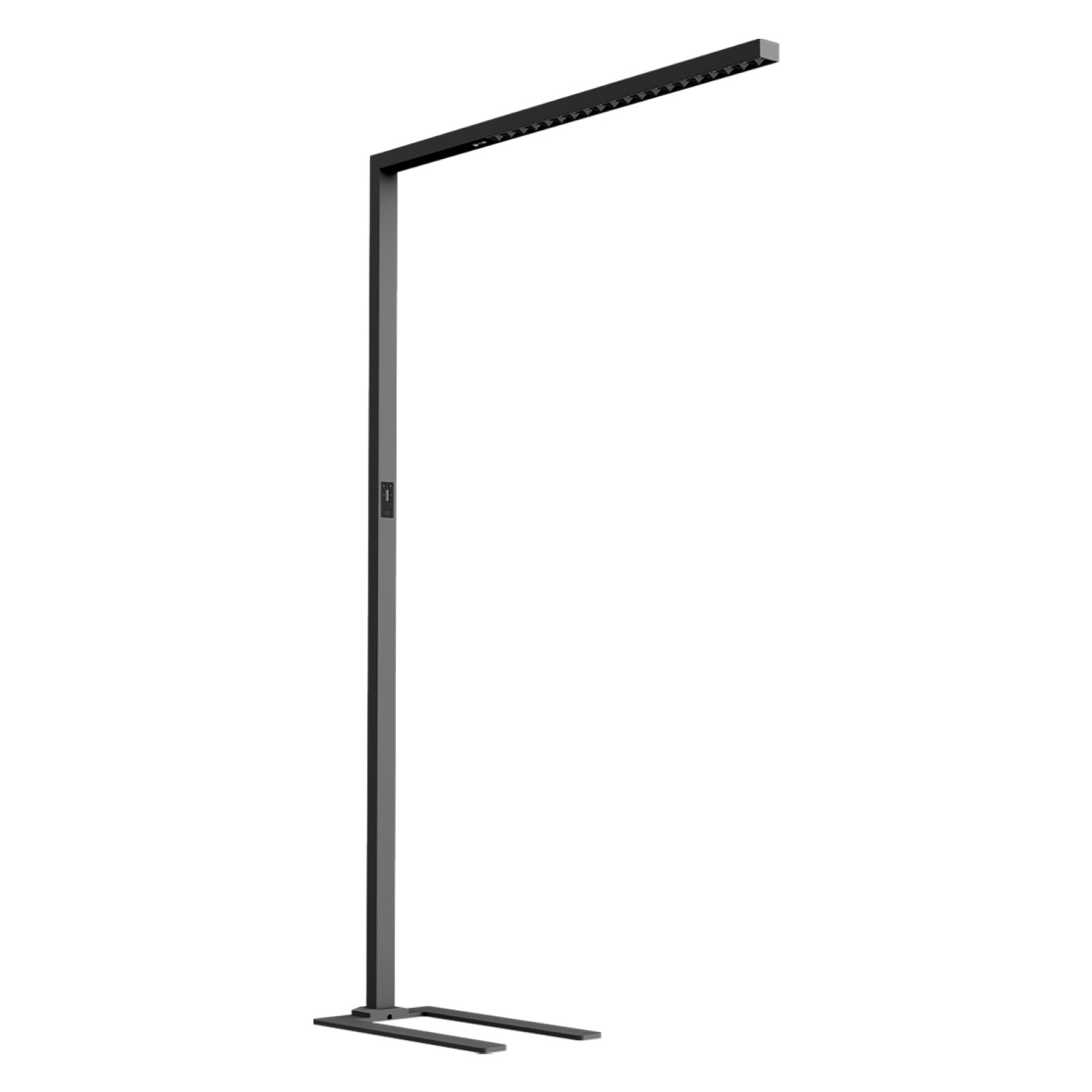 LED B�rostehleuchte direkt-indirekt, schwarz, Touchdim, CCT, Motion+Daylight Sensor