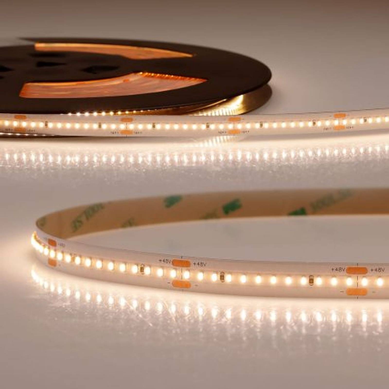 LED CRI927 Linear 48V Flexband, 8W/m, 660lm/m, 2700K warmwei�, 30m Rolle, 240 LED/m