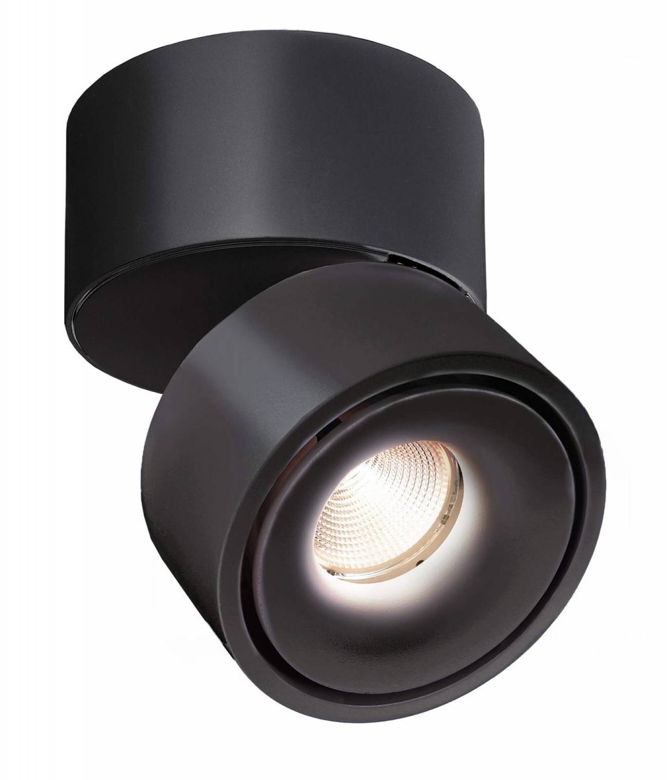 LED Deckenaufbauleuchte 12W warmwei�, Uni II, schwarz