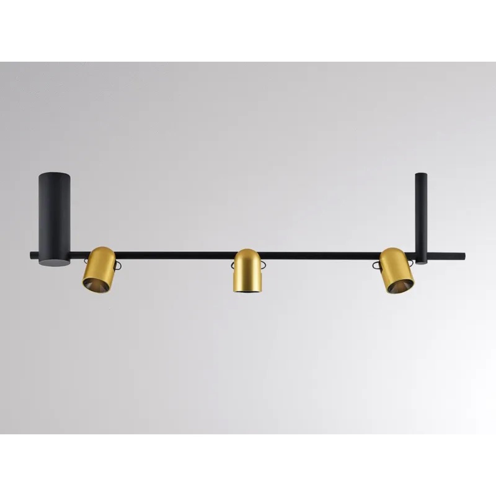 LED Deckenaufbauleuchte 3 Spots, NUUN SD, dreh-/schwenkbar, dimmbar, 90cm