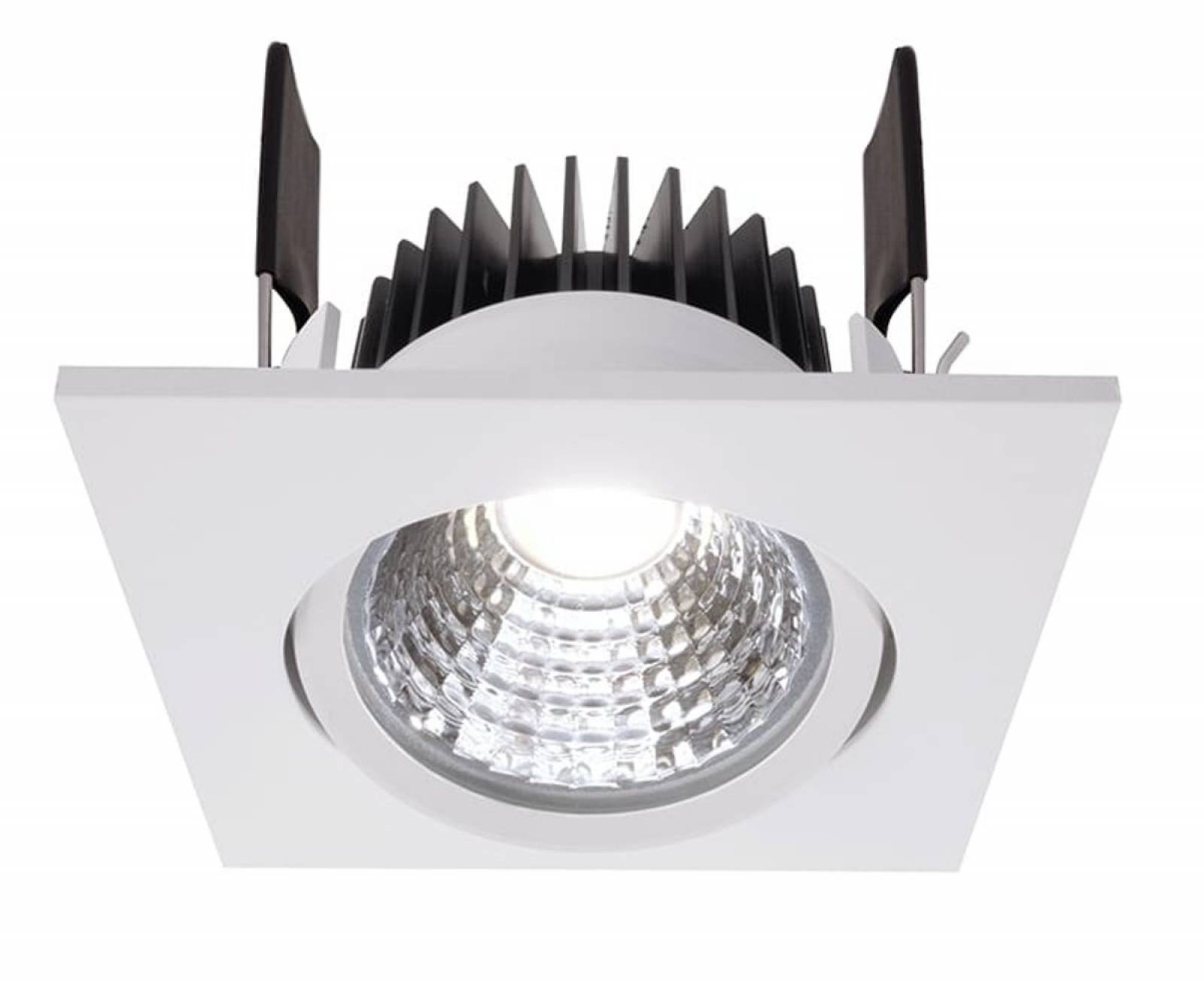 LED Deckeneinbauleuchte COB-68 eckig 350 mA 660lm 4000K CRI: 90 Wei� 16-17V DC