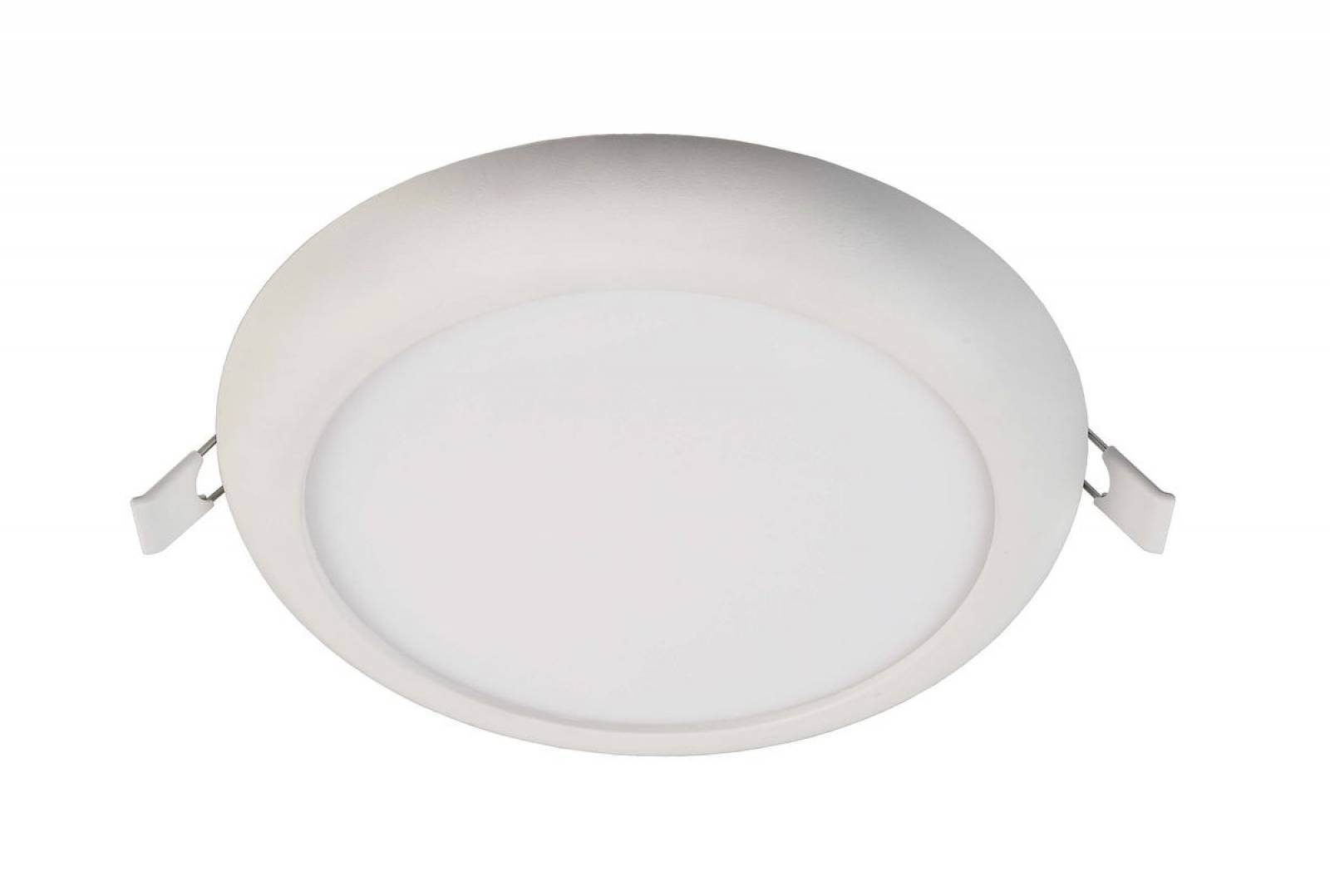 LED Deckeneinbauleuchte Zaurak 180, ColorSwitch, 8W/12W, flexibler Einbau