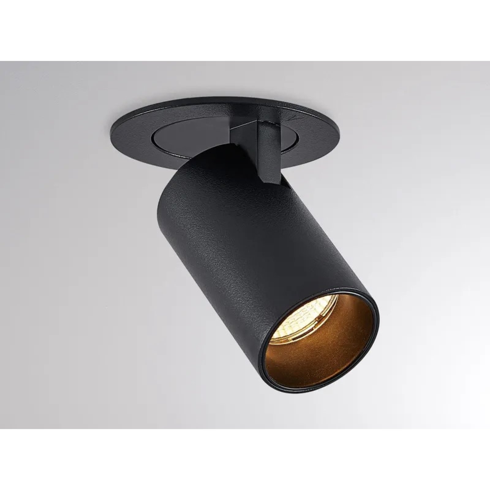 LED Deckeneinbaustrahler ELIX MINI R, Spot 28�, dreh-schwenkbar �64mm