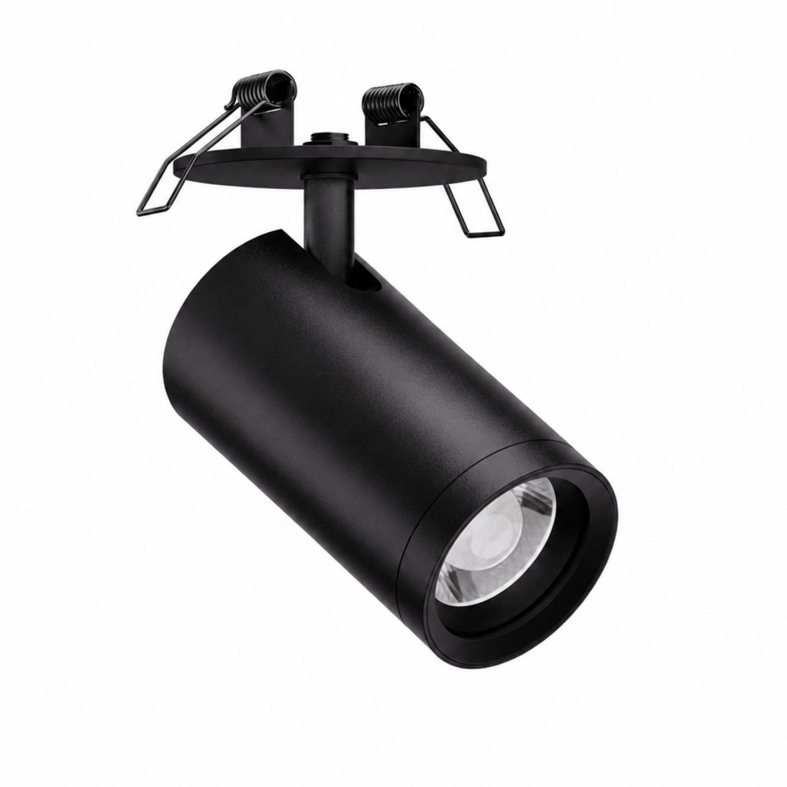 LED Deckeneinbaustrahler zoombar, schwarz, FlexiZoom S1, CRI97, 4000K, 230V dimmbar