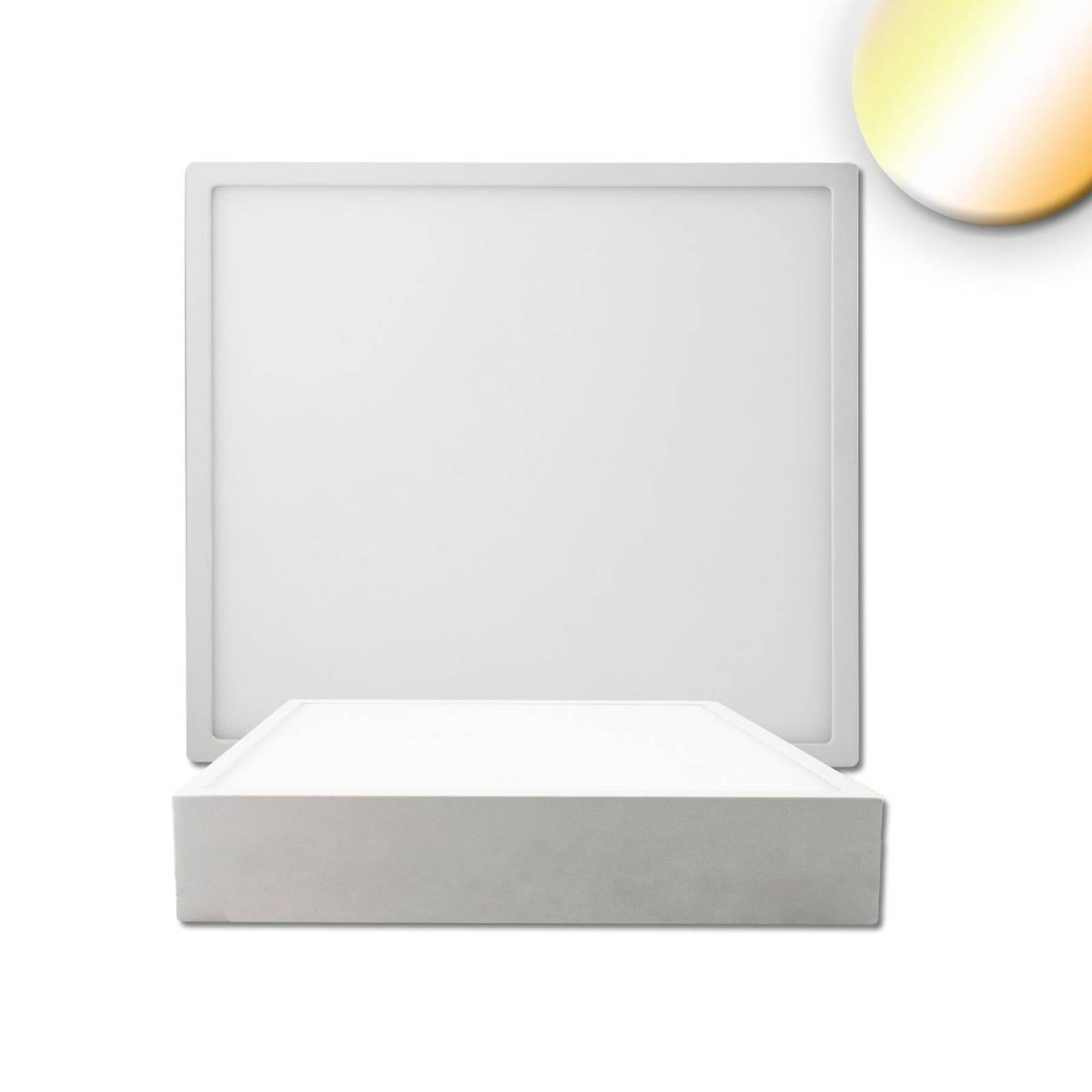 LED Deckenleuchte PRO wei�, 24W, 225x225mm, ColorSwitch 2700/3000/4000K, dimmbar