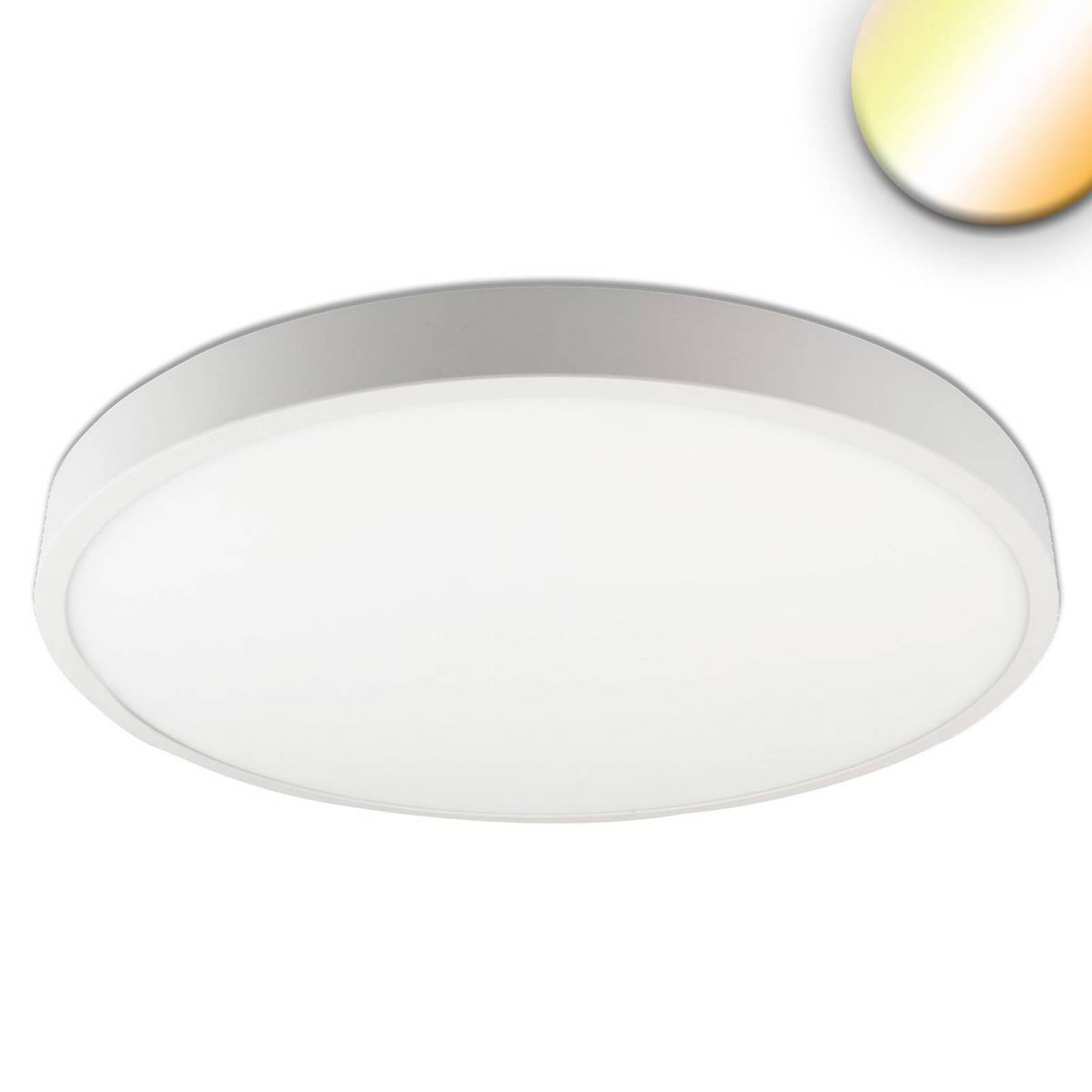 LED Deckenleuchte PRO wei�, 36W, rund, 500mm, ColorSwitch 2700/3000/4000K, dimmbar
