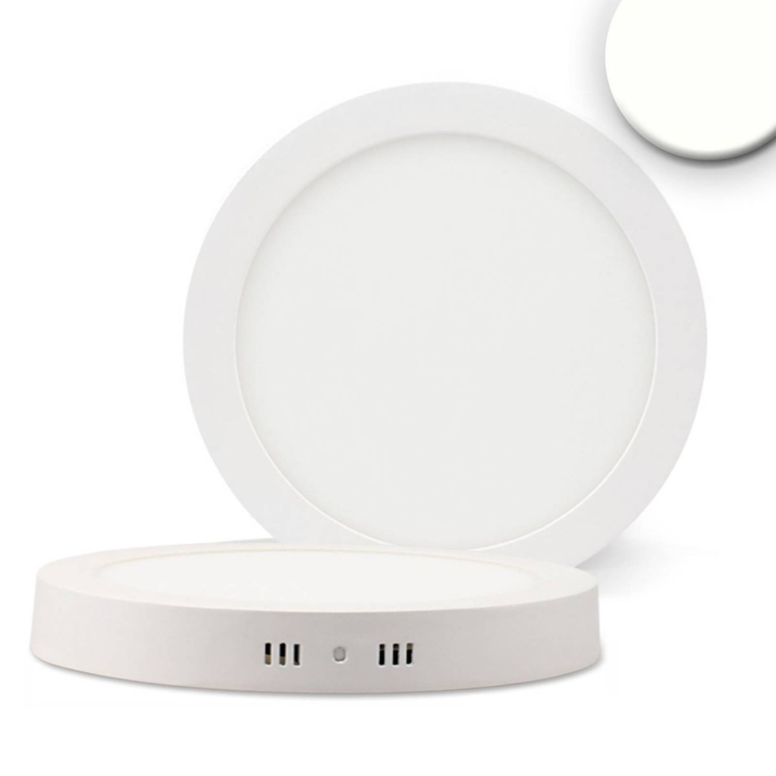 LED Deckenleuchte weiss, 24W, rund, 300mm, 4000K neutralweiss, 1850lm, dimmbar