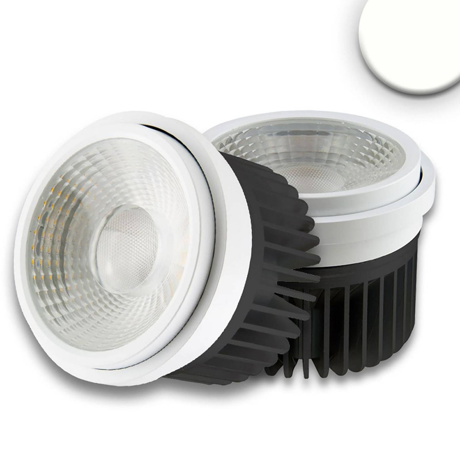 LED Einbauleuchte AR11 30W, 35�-50� variabel, neutralwei�, inkl. externem VG