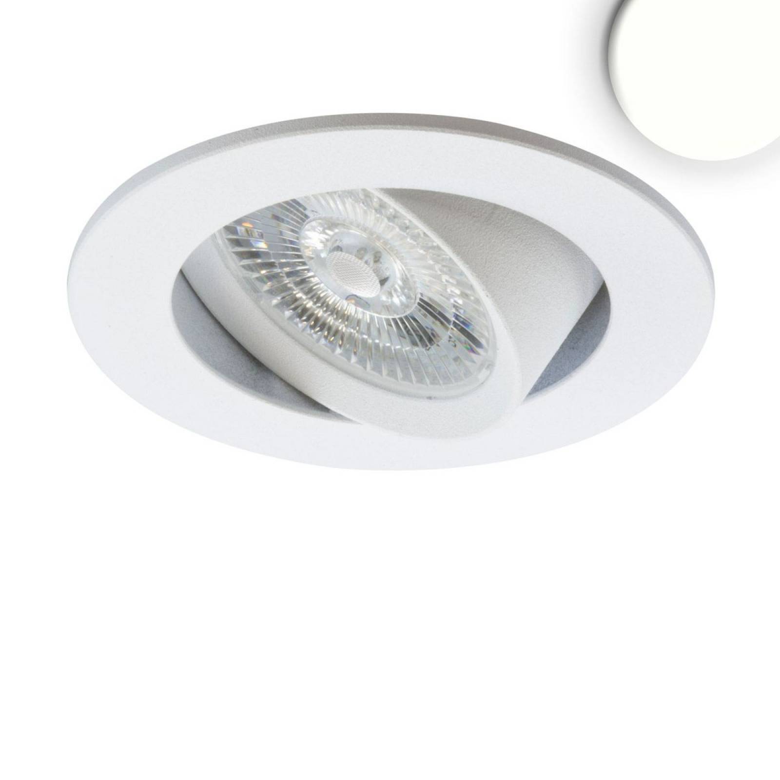 LED Einbauleuchte Slim68 MiniAMP wei�, rund, 8W, 24V DC, 4000K, schwenkbar, dimmbar