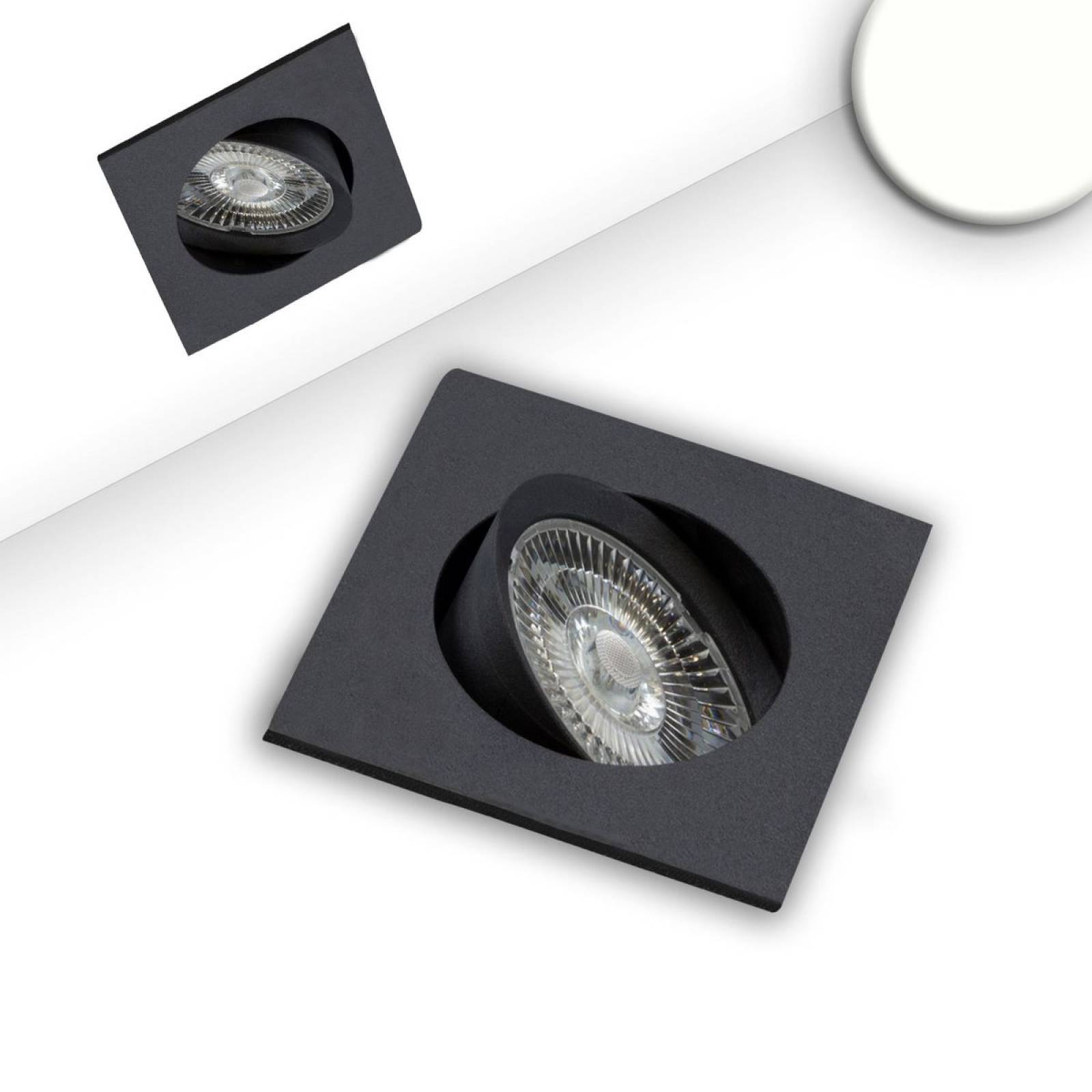 LED Einbauleuchte Slim68 schwarz, eckig, 9W, neutralwei�, dimmbar
