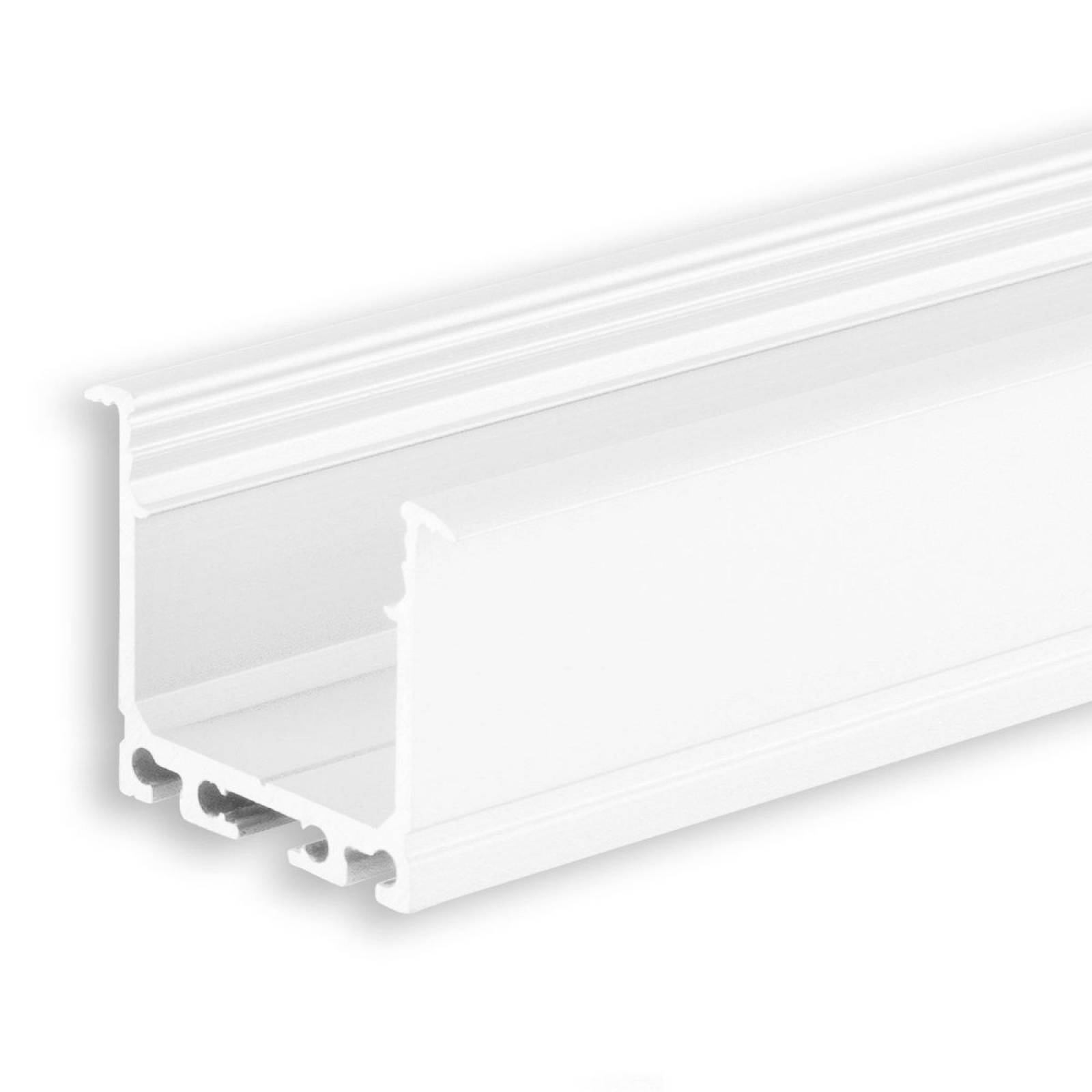LED Einbauprofil DIVE20 Aluminium wei� RAL 9010, 200cm