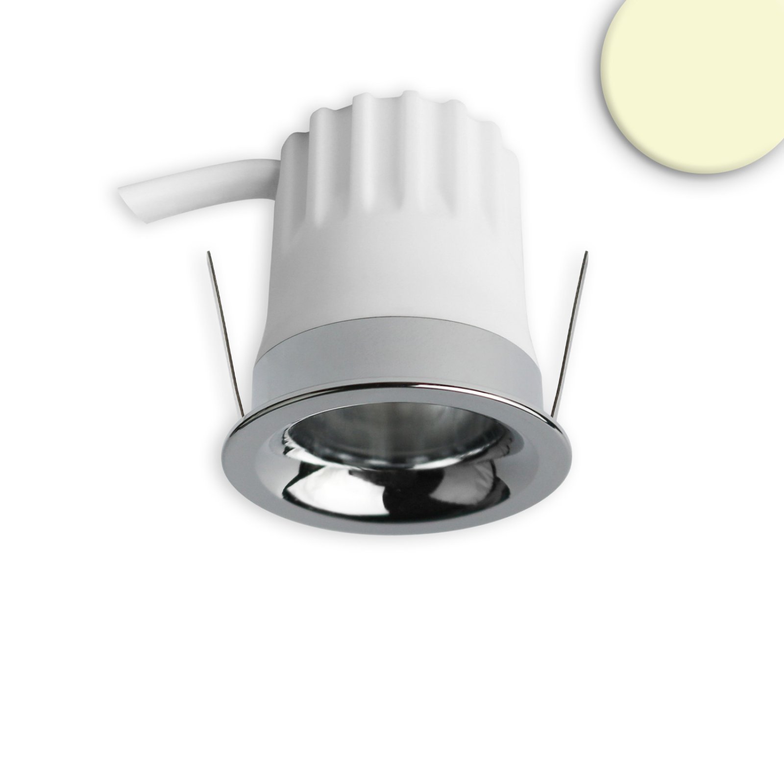 LED Einbaustrahler BACK32, 5W, CRI90, warmwei�, Honeycomb, dimmbar