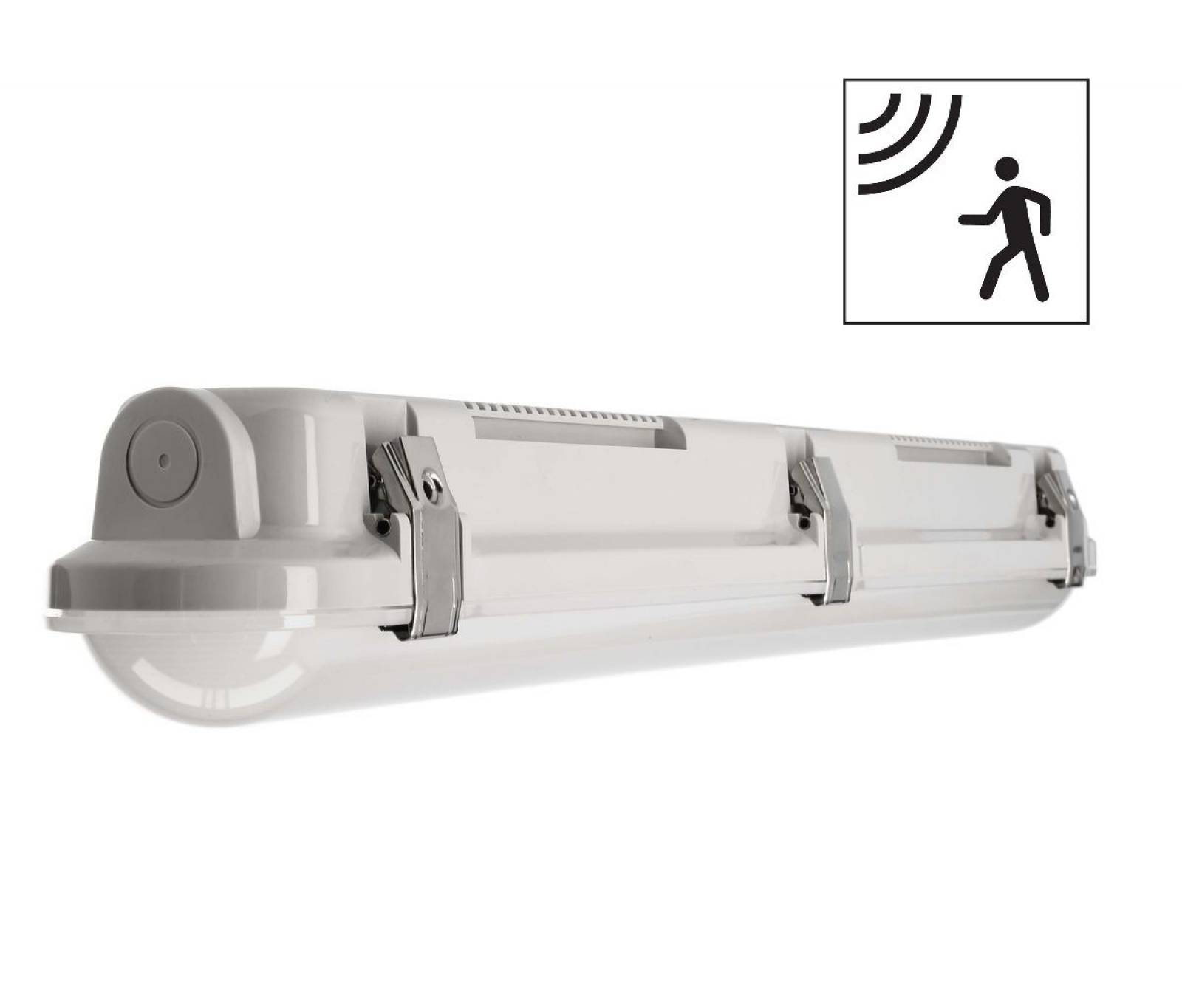 LED Feuchtraumwannenleuchte mit Bewegungsmelder Tri Proof Basic Motion, 18W, 4000K, 610mm