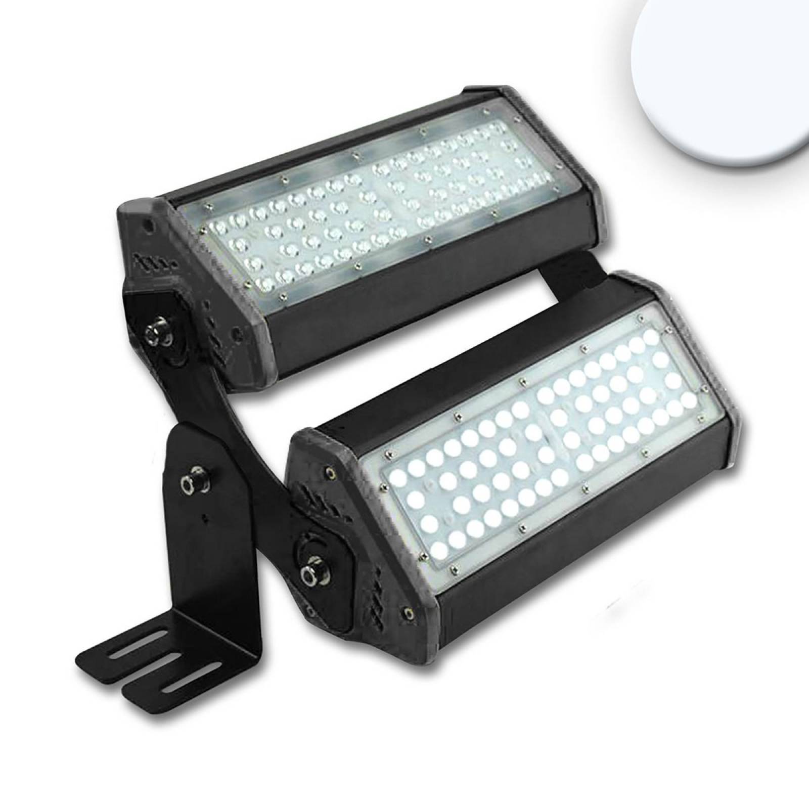 LED Fluter/Hallenleuchte LN 2x 50W 30�*70� IP65 dim. kaltwei� 6500K 13000lm