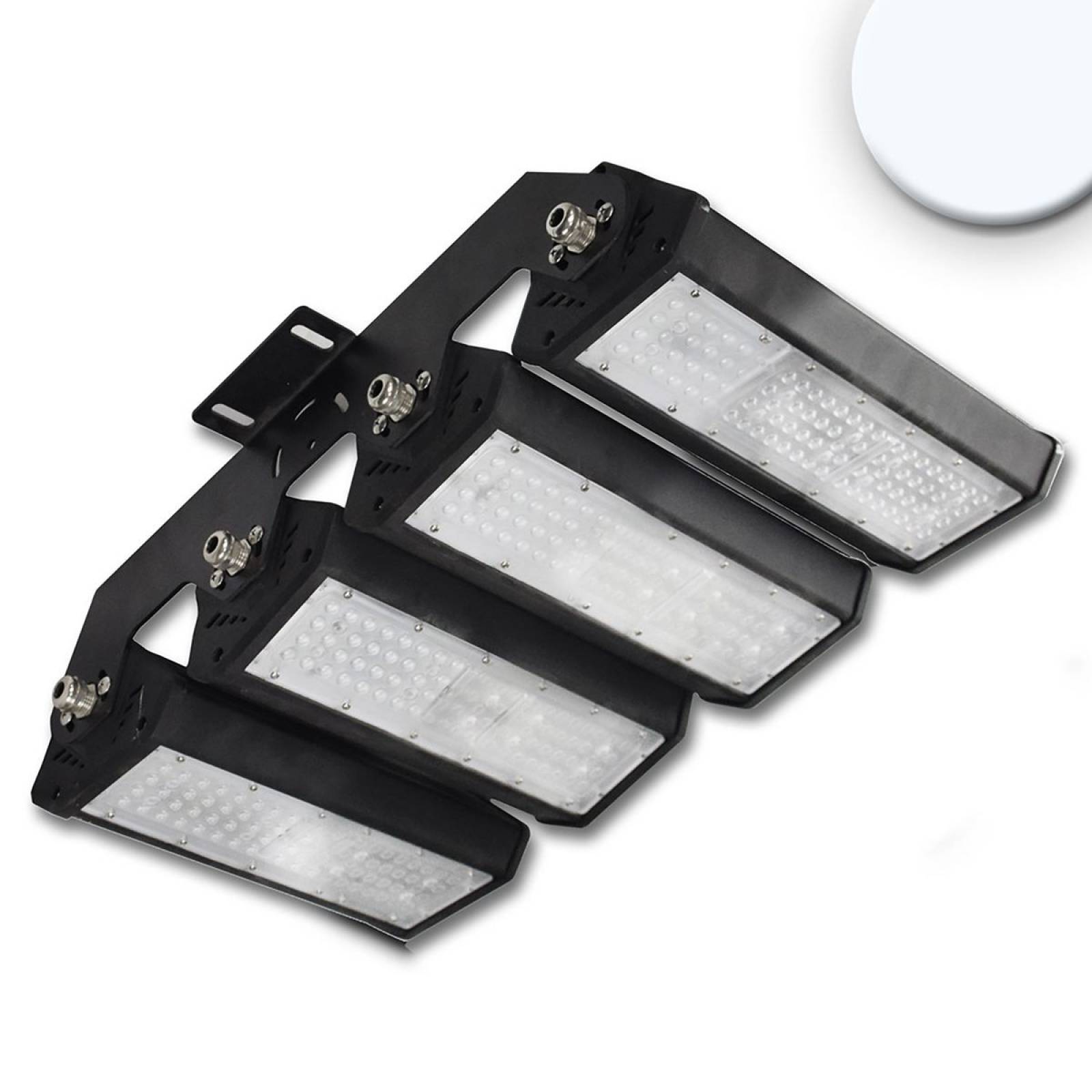 LED Fluter/Hallenleuchte LN 4x 50W 30�*70� IP65 dim. kaltwei� 6500K 26000lm