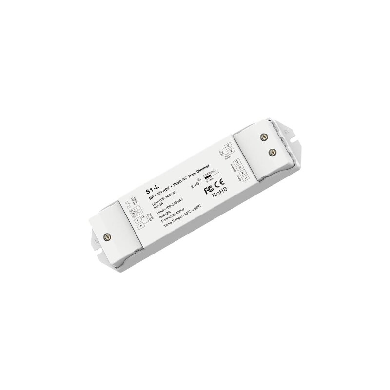 LED Funk-Empf�nger/Dimmer Fusion Technology Triac Empf�nger 2A, 1-Kanal, 100-240V/AC