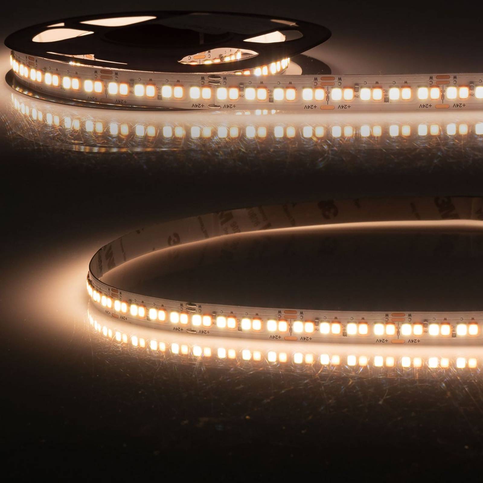 LED HEQ919/940 Linear Flexband, 24V, 7W+7W, IP20, wei�dynamisch, 256 LED/m
