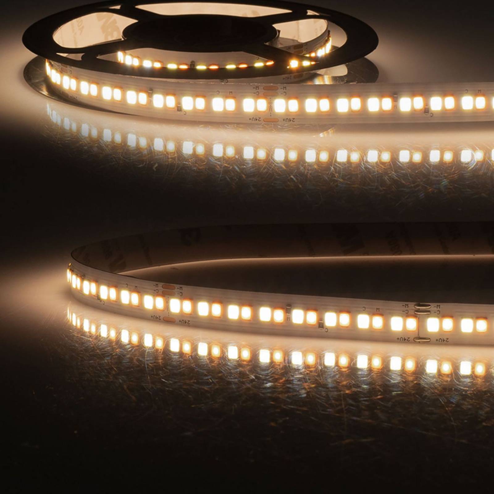 LED HEQ919/960 Linear Flexband, 24V, 7W+7W, IP20, wei�dynamisch, 256 LED/m