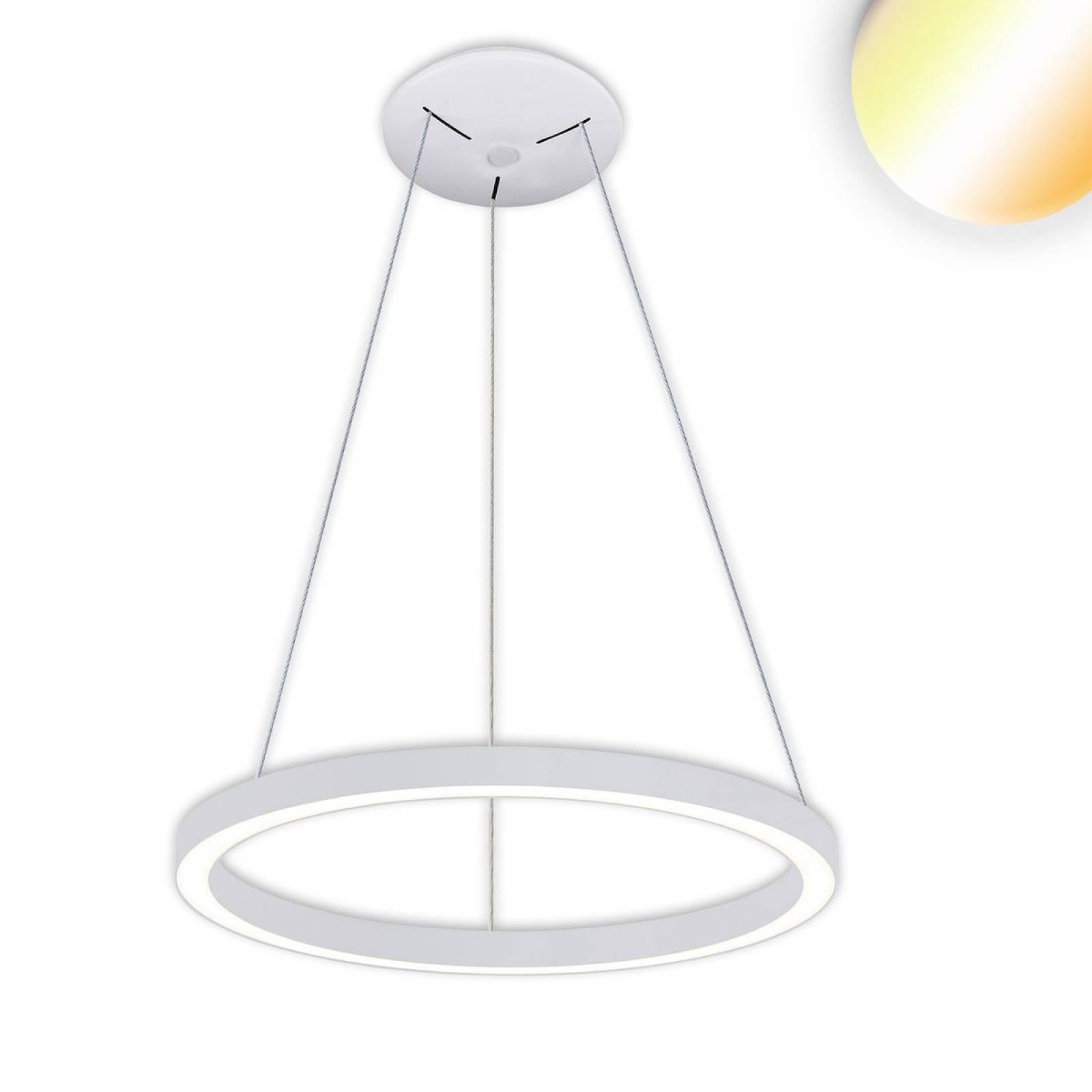 LED H�ngeleuchte Circle 580 wei�, 48W, rund, ColorSwitch 3000/3500/4000K, dimmbar